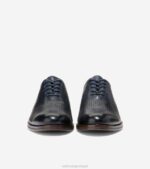 tinta azul marinho calçados 8Z8F421 homens Cole Haan Washington Grand Laser Wingtip Oxford - Image 3