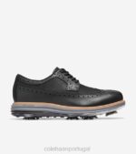 tom preto-natural-silencioso calçados 8Z8F201 mulheres Cole Haan sapato de golfe original grand tour