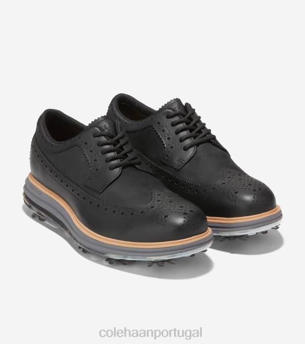 tom preto-natural-silencioso calçados 8Z8F201 mulheres Cole Haan sapato de golfe original grand tour - Image 5