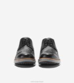 tom preto-natural-silencioso calçados 8Z8F407 homens Cole Haan sapato de golfe original grande - Image 2