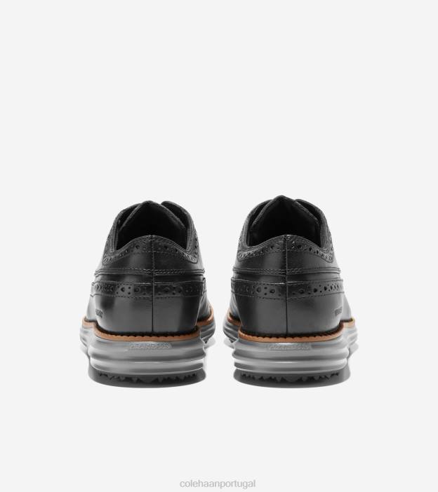 tom preto-natural-silencioso calçados 8Z8F407 homens Cole Haan sapato de golfe original grande - Image 3