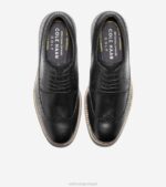 tom preto-natural-silencioso calçados 8Z8F407 homens Cole Haan sapato de golfe original grande - Image 4