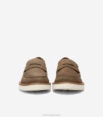 trufa nubuck-garça calçados 8Z8F377 homens Cole Haan penny loafer clássico americano - Image 3