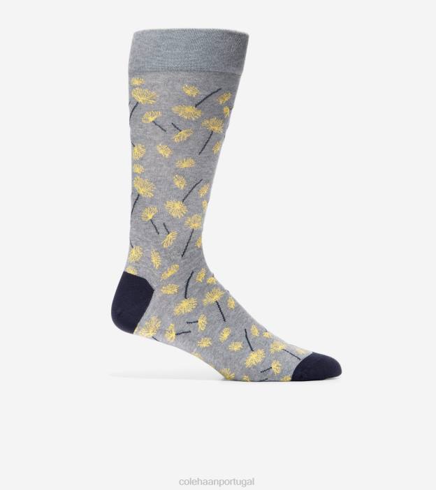 urze cinza médio acessórios 8Z8F587 homens Cole Haan vestido dente de leão meia tripulação - Image 2