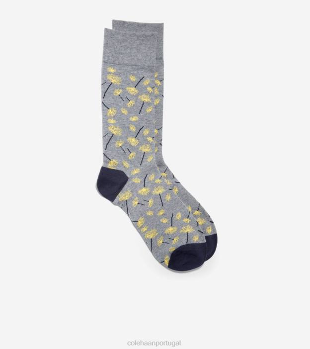 urze cinza médio acessórios 8Z8F587 homens Cole Haan vestido dente de leão meia tripulação - Image 1