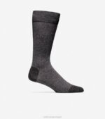urze grafite acessórios 8Z8F595 homens Cole Haan meias texturizadas em piquê