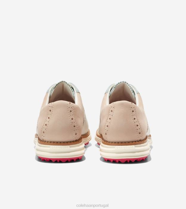 vidro marfim azul gergelim calçados 8Z8F213 mulheres Cole Haan sapato de golfe originalgrand shortwing oxford - Image 3