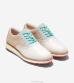 vidro marfim azul gergelim calçados 8Z8F213 mulheres Cole Haan sapato de golfe originalgrand shortwing oxford - Image 5