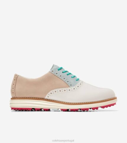 vidro marfim azul gergelim calçados 8Z8F213 mulheres Cole Haan sapato de golfe originalgrand shortwing oxford