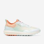 vidro marfim-óptico branco-azul-pêssego calçados 8Z8F119 mulheres Cole Haan sapato de golfe zerogrand fairway
